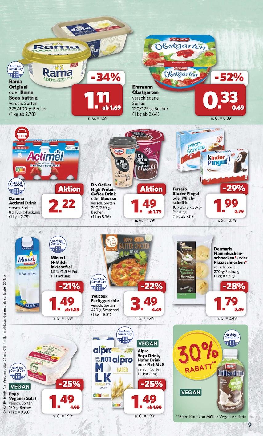 Combi Aktueller Prospekt ab Montag Seite 9