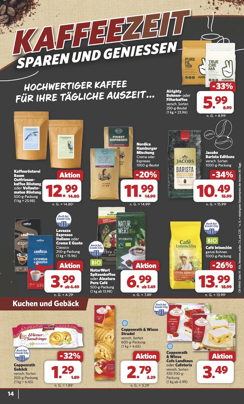 Combi Aktueller Prospekt ab Montag Seite 14