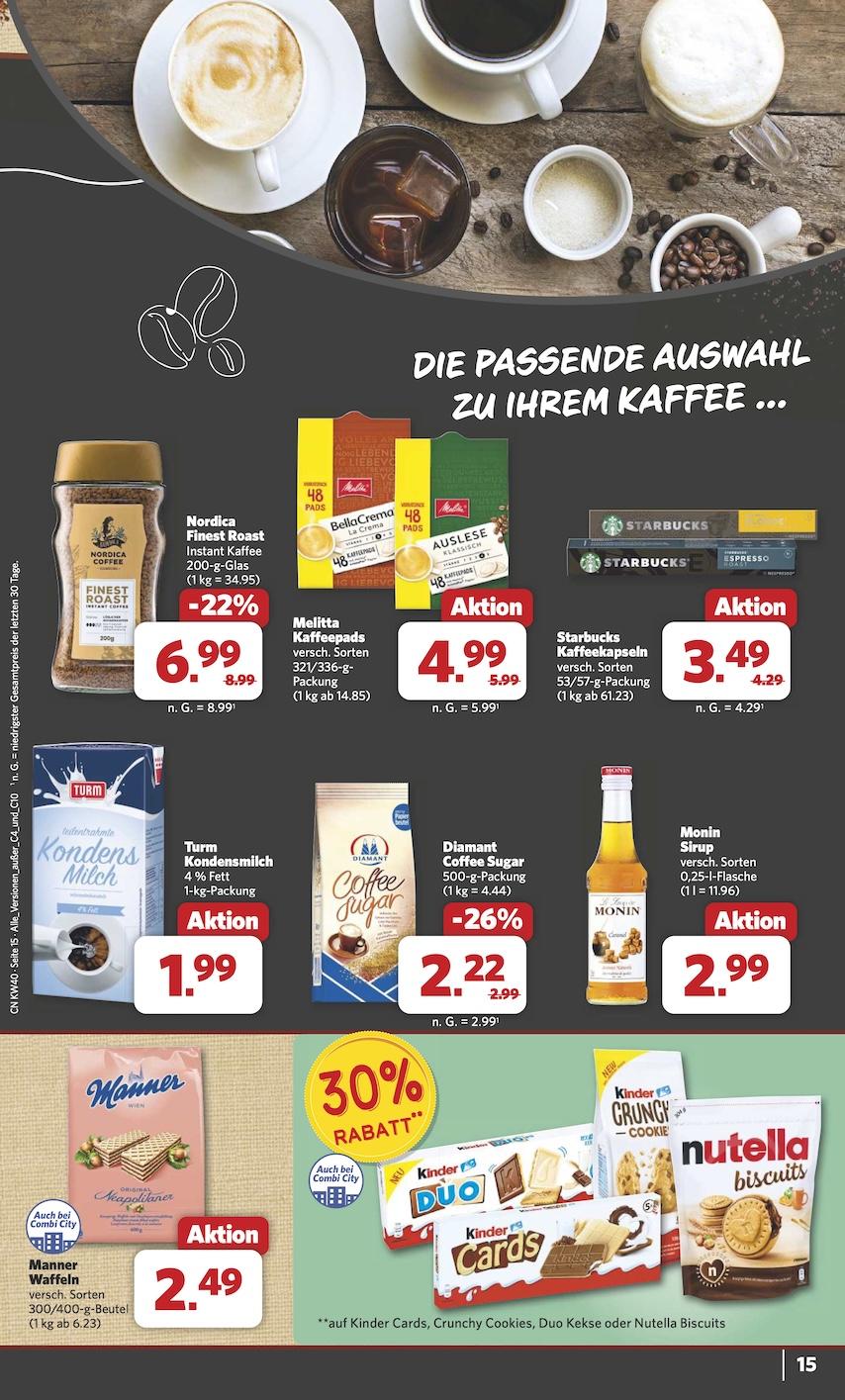 Combi Aktueller Prospekt ab Montag Seite 15