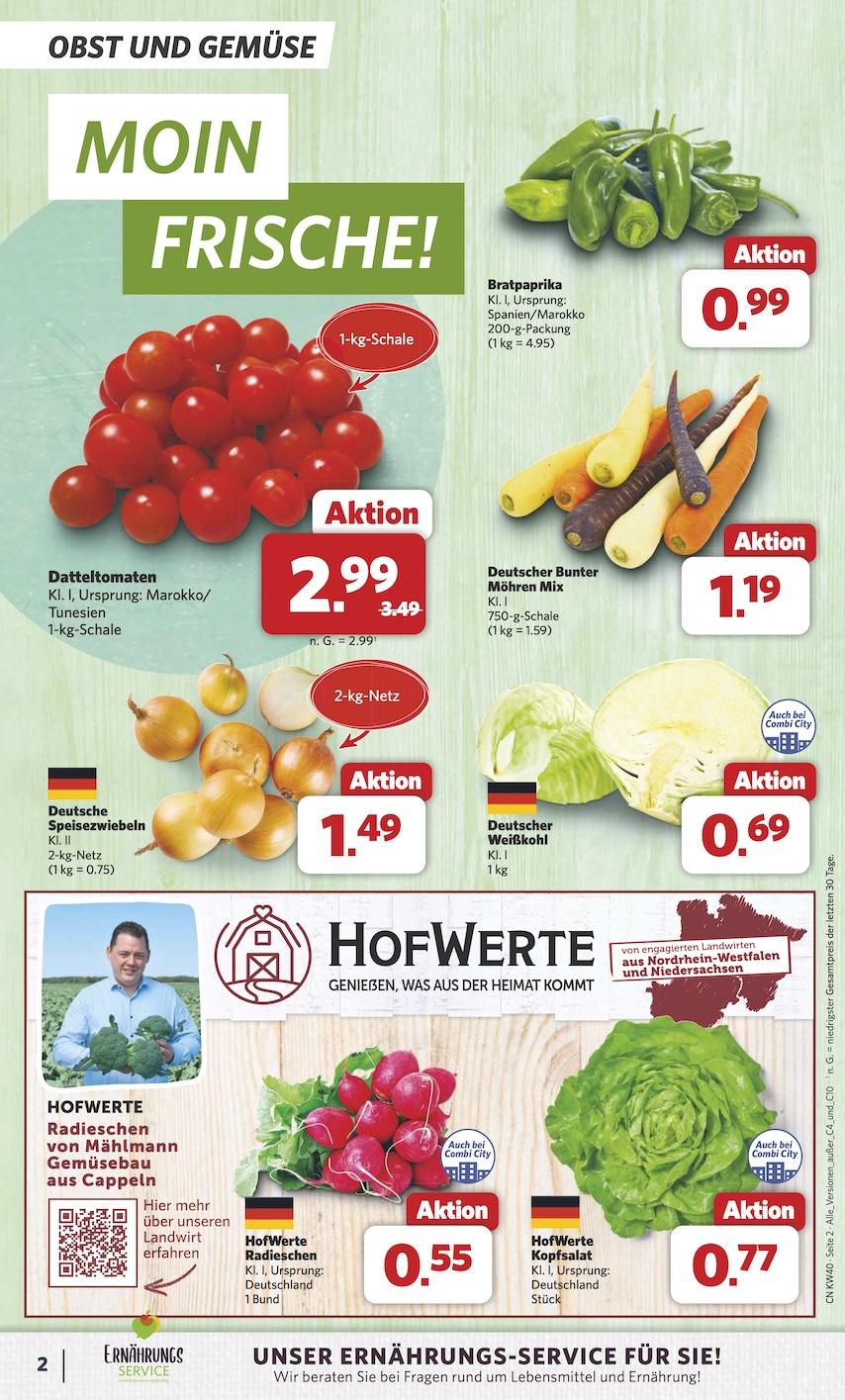 Combi Aktueller Prospekt ab Montag Seite 2