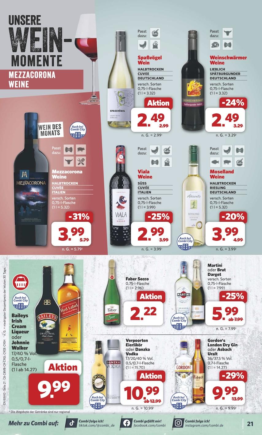 Combi Aktueller Prospekt ab Montag Seite 21