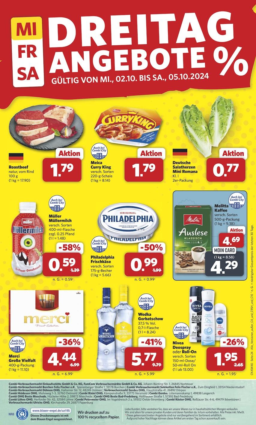 Combi Aktueller Prospekt ab Montag Seite 24