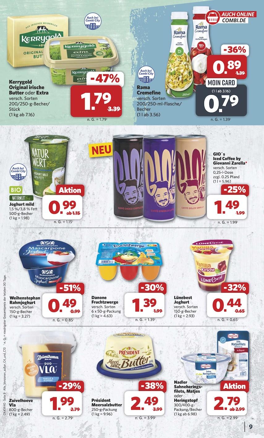 Combi Aktueller Prospekt ab Montag Seite 9