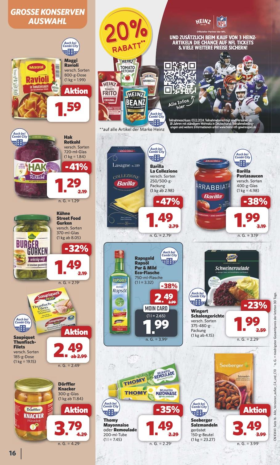 Combi Aktueller Prospekt ab Montag Seite 16