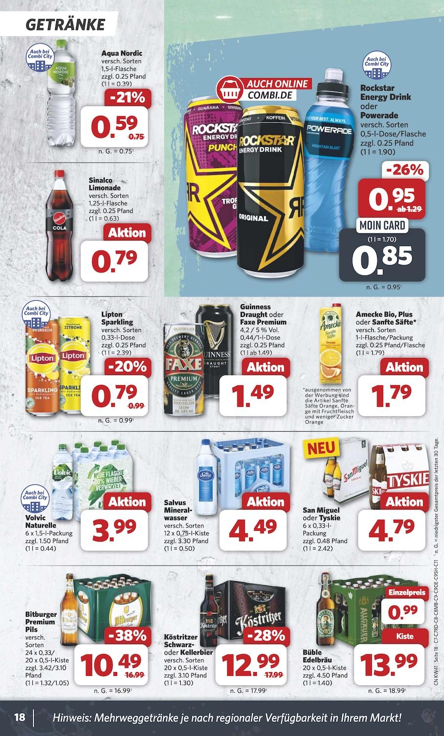 Combi Aktueller Prospekt ab Montag Seite 18