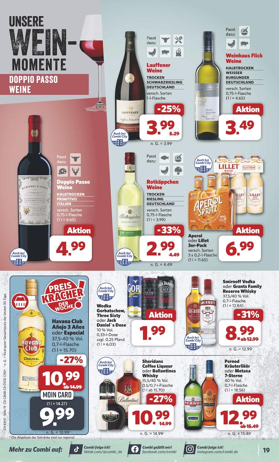 Combi Aktueller Prospekt ab Montag Seite 19