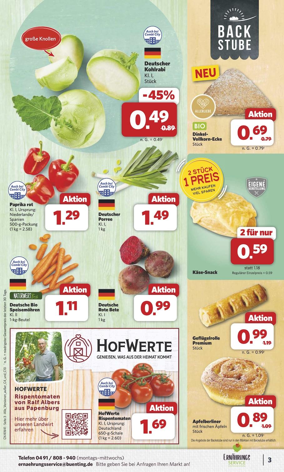 Combi Aktueller Prospekt ab Montag Seite 3