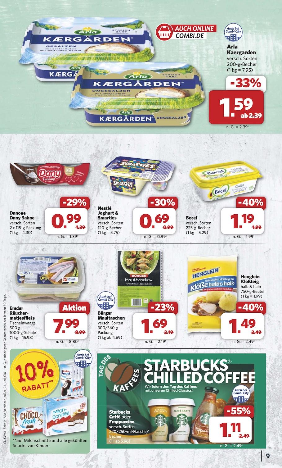 Combi Aktueller Prospekt ab Montag Seite 9