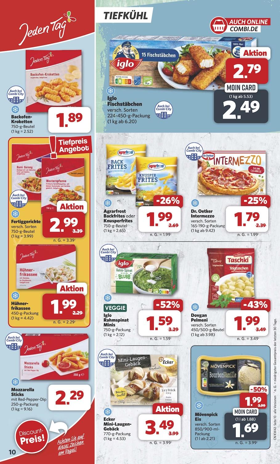 Combi Aktueller Prospekt ab Montag Seite 10