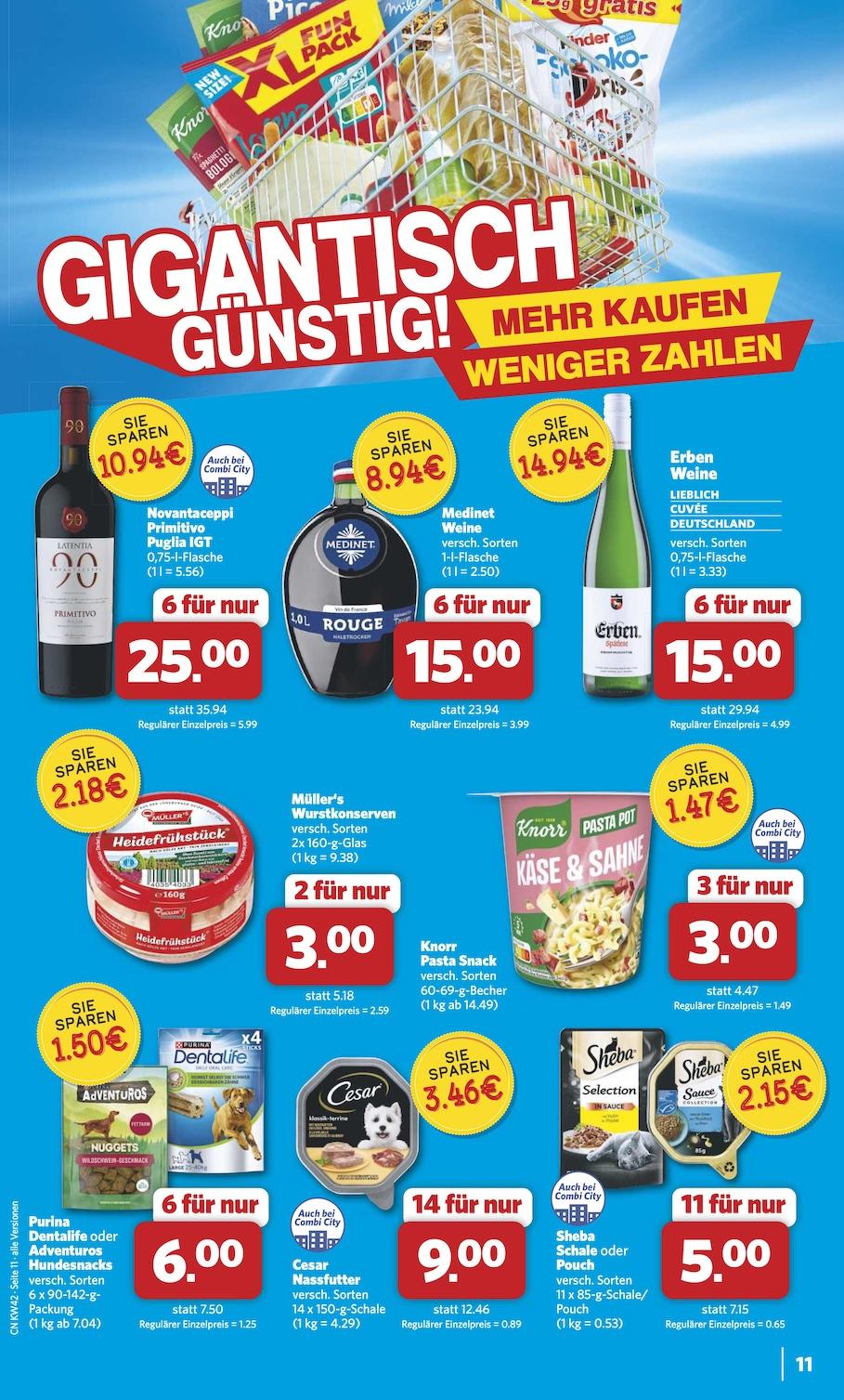 Combi Aktueller Prospekt ab Montag Seite 11