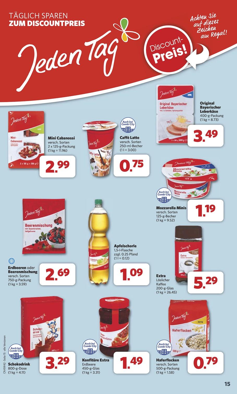 Combi Aktueller Prospekt ab Montag Seite 15