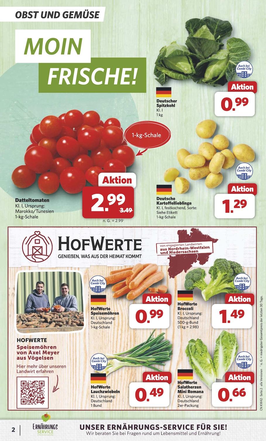 Combi Aktueller Prospekt ab Montag Seite 2
