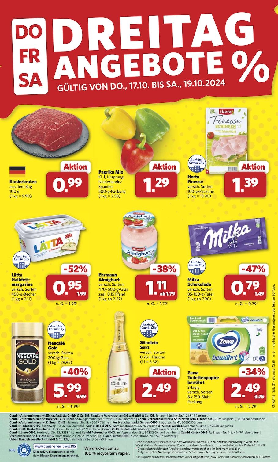 Combi Aktueller Prospekt ab Montag Seite 24