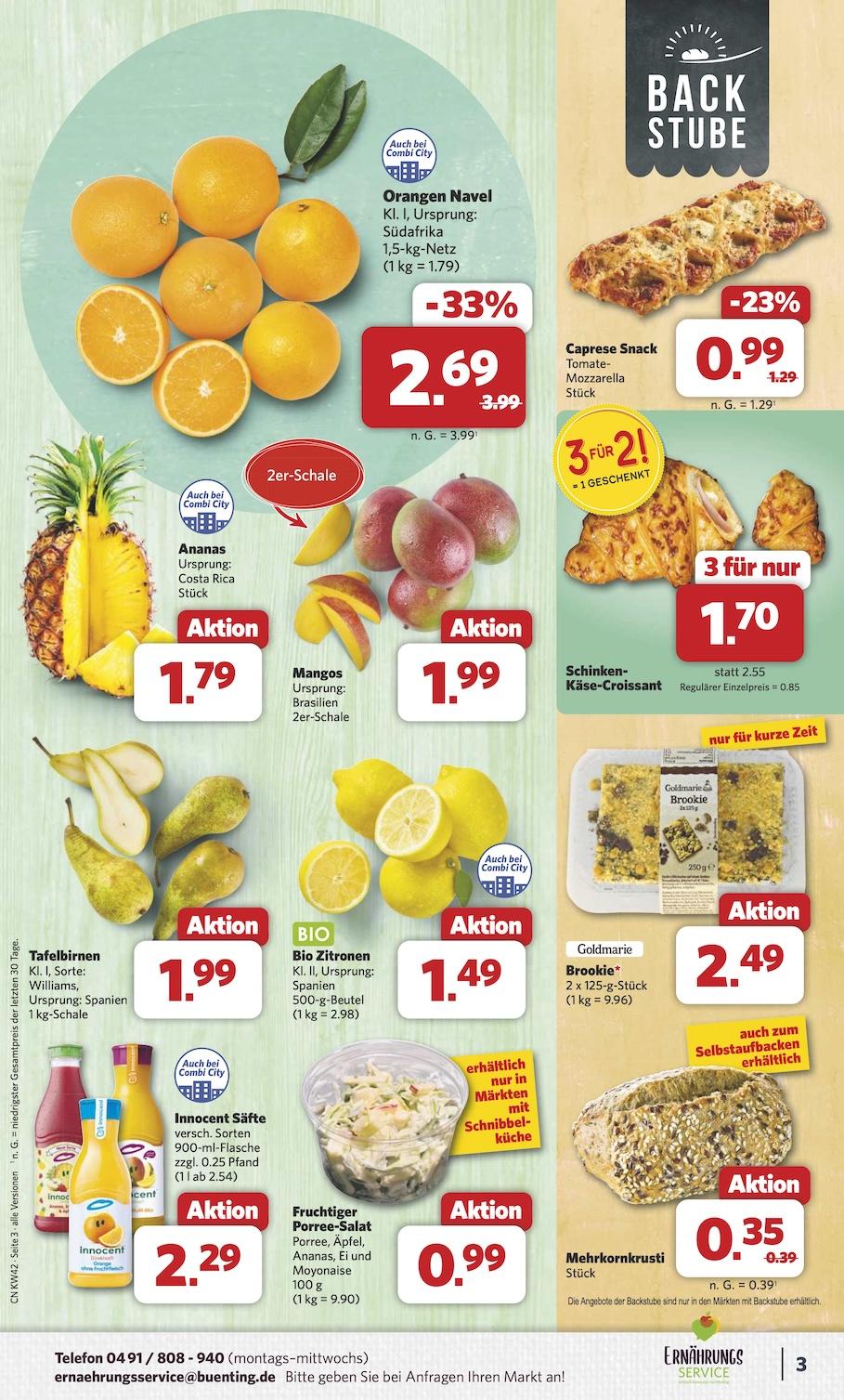 Combi Aktueller Prospekt ab Montag Seite 3