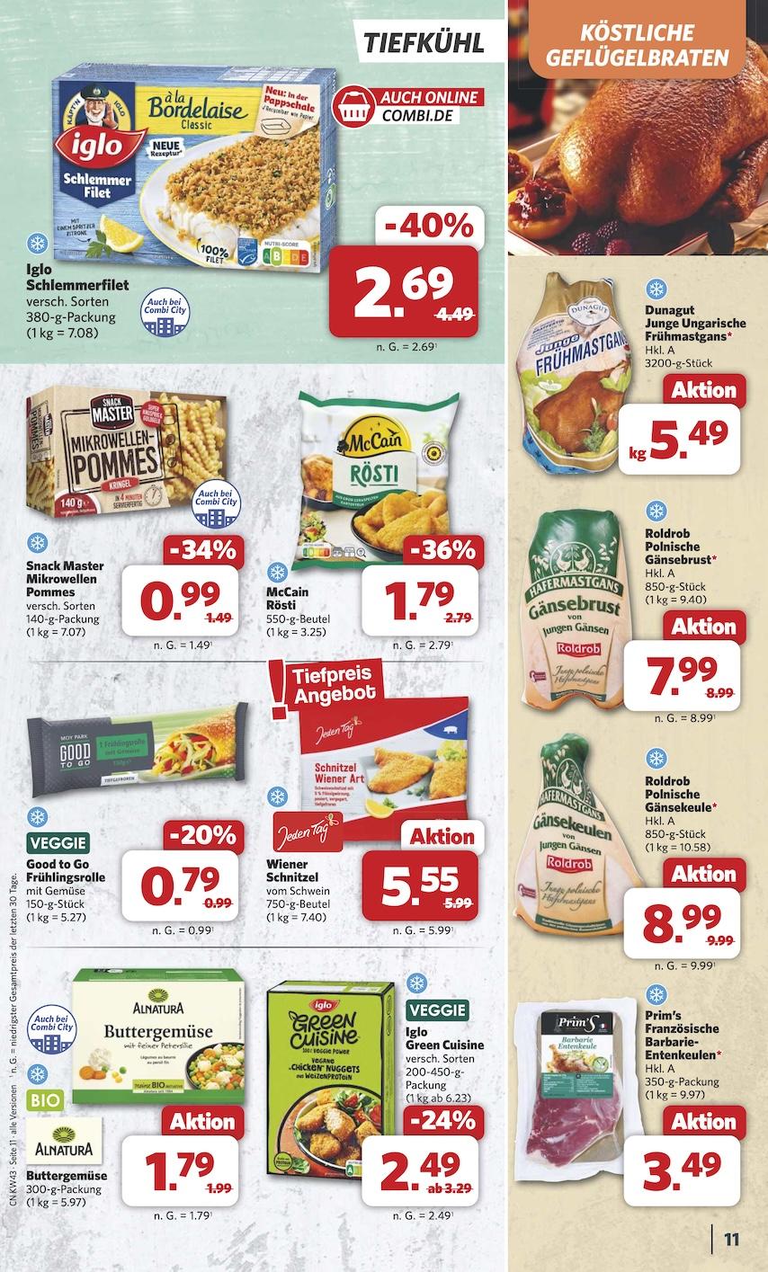 Combi Aktueller Prospekt ab Montag Seite 11
