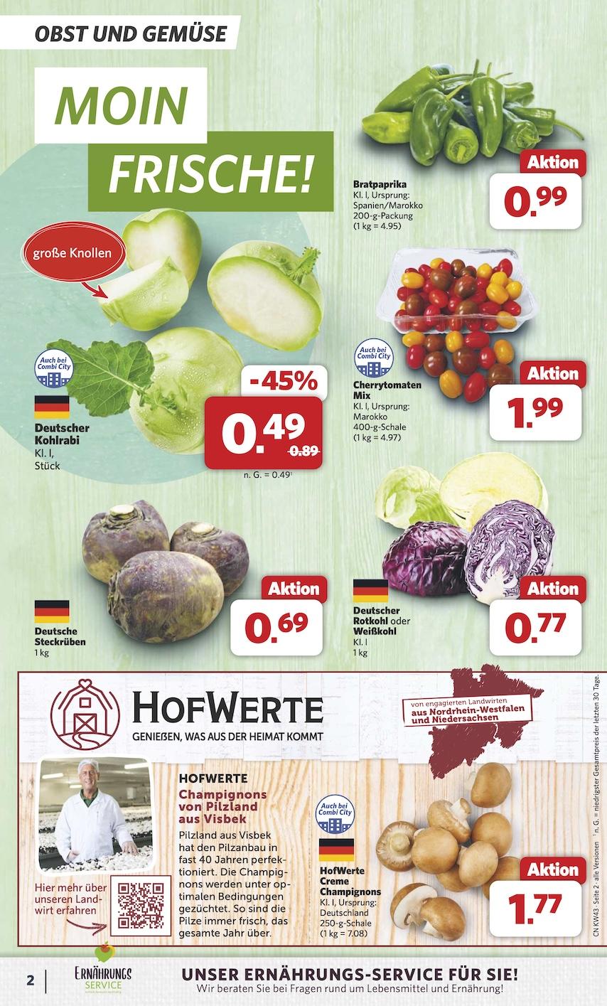 Combi Aktueller Prospekt ab Montag Seite 2