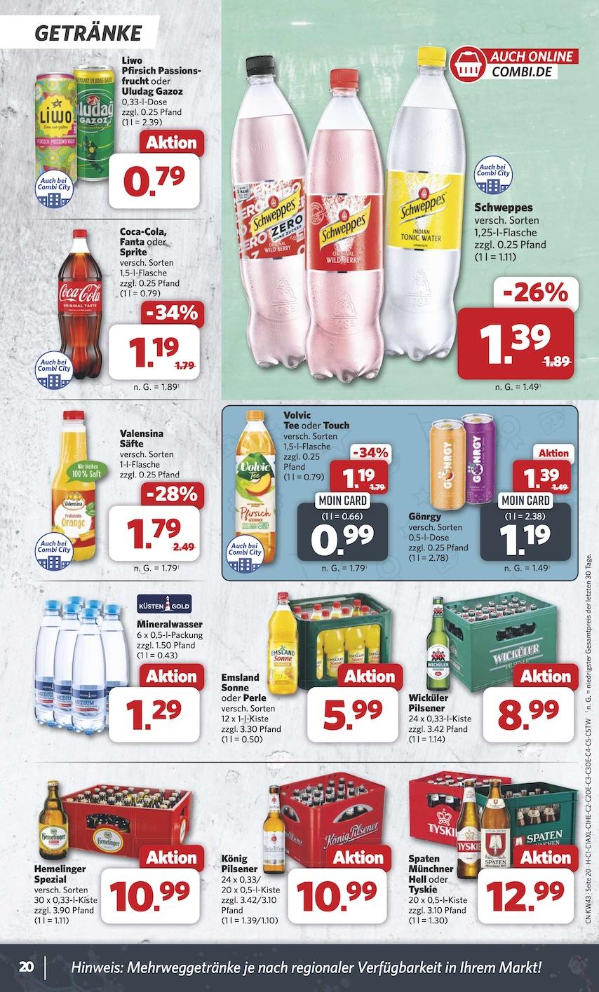 Combi Aktueller Prospekt ab Montag Seite 20