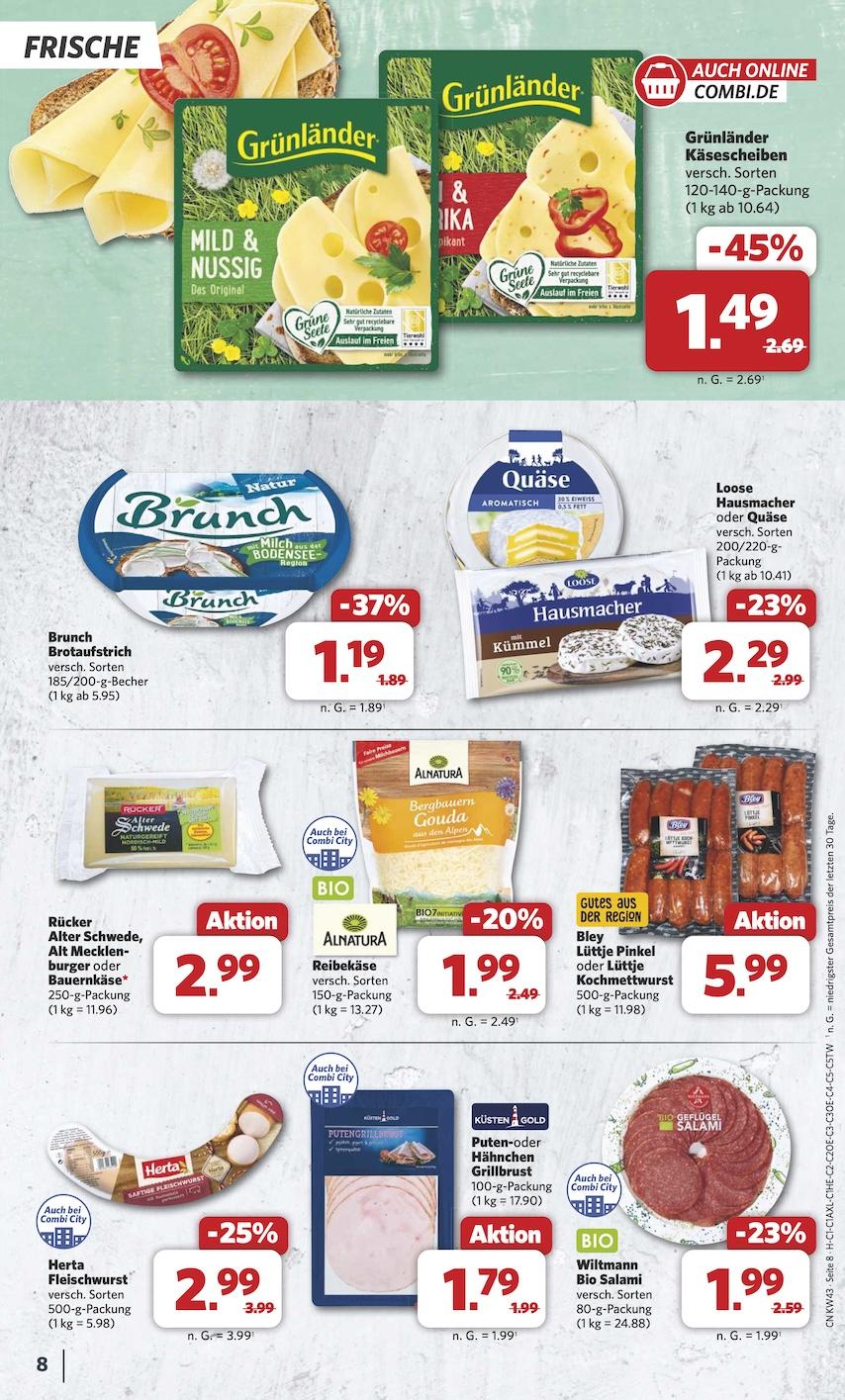 Combi Aktueller Prospekt ab Montag Seite 8