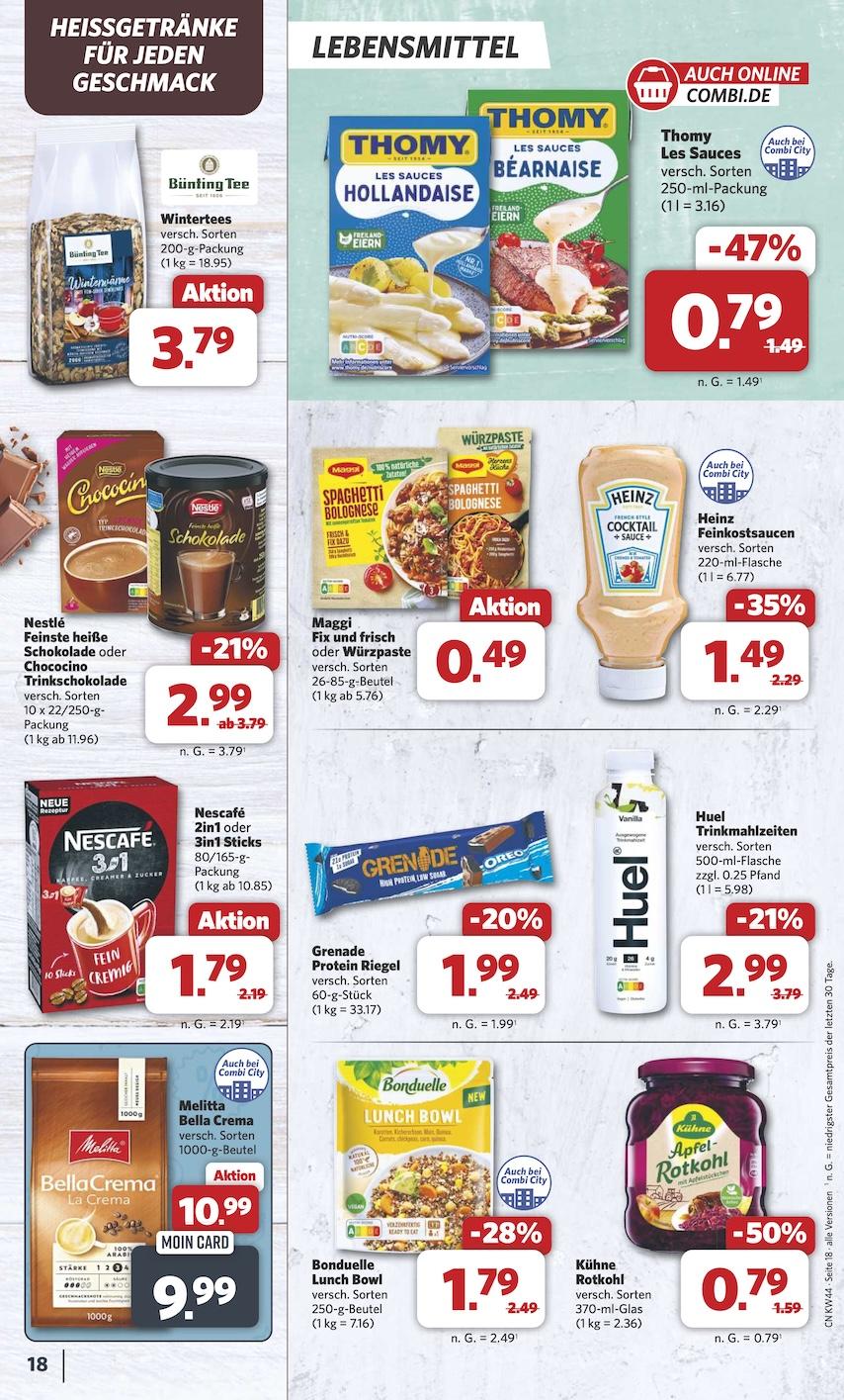 Combi Aktueller Prospekt ab Montag Seite 18