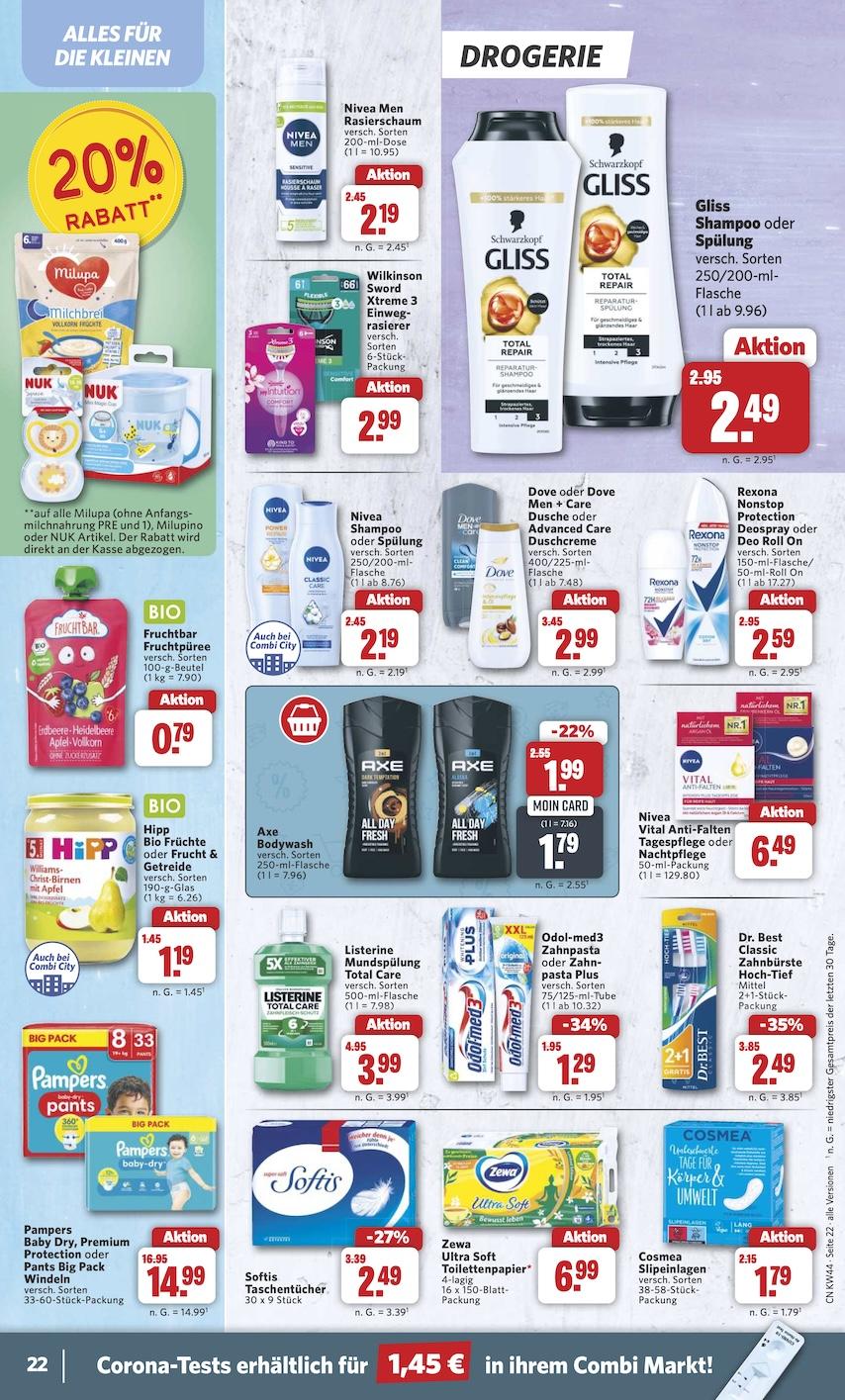 Combi Aktueller Prospekt ab Montag Seite 22