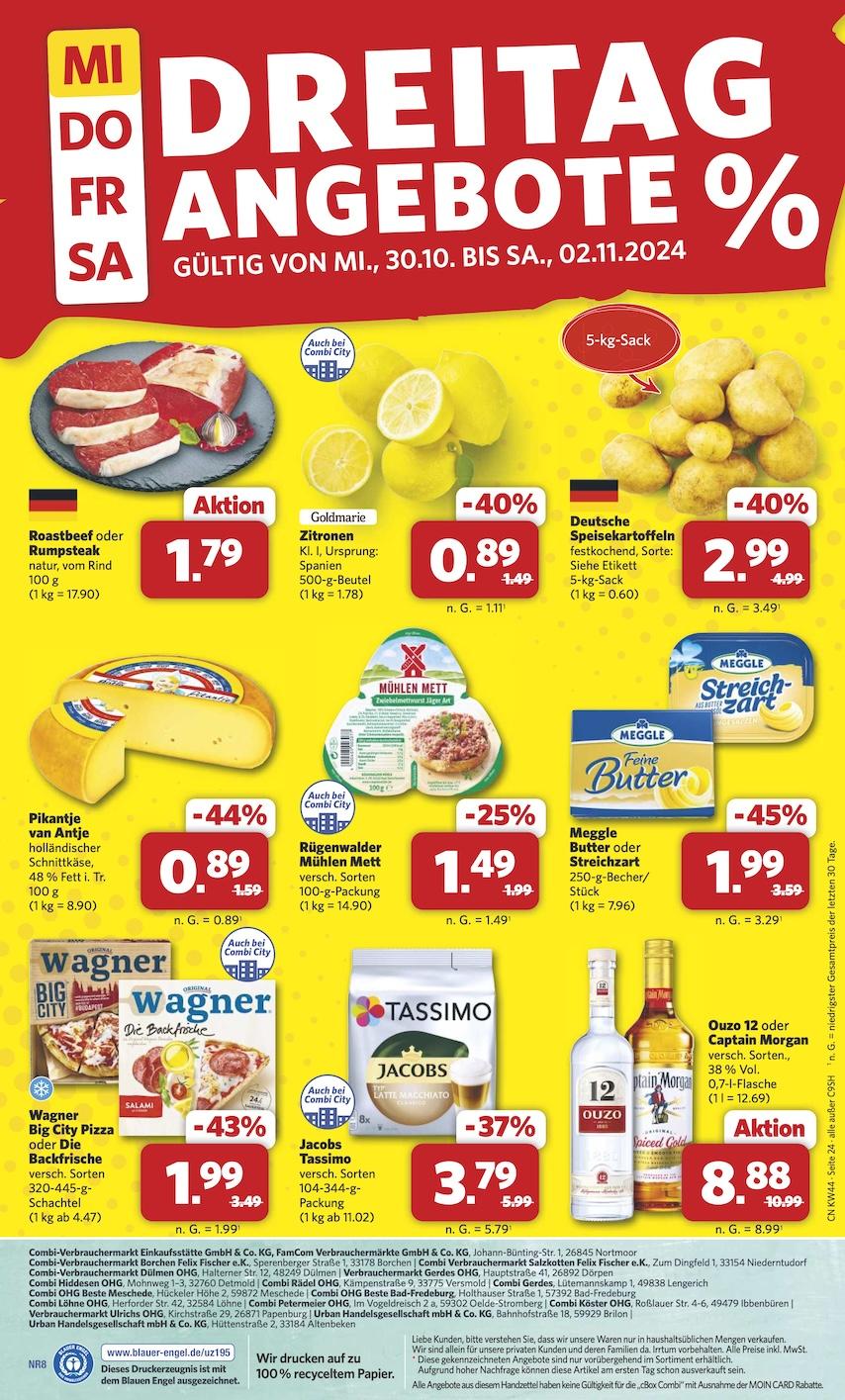 Combi Aktueller Prospekt ab Montag Seite 24