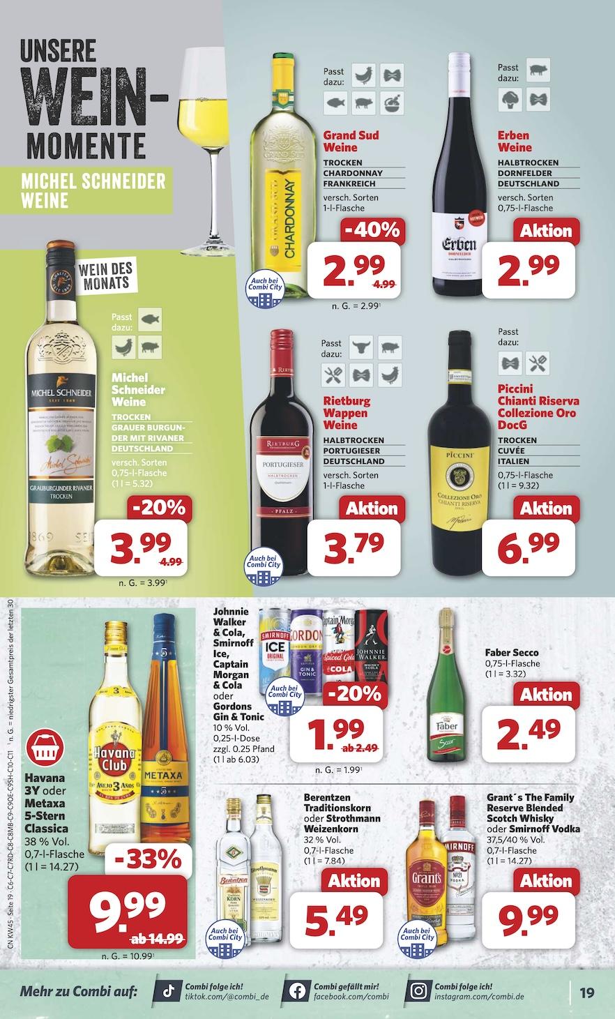 Combi Aktueller Prospekt ab Montag Seite 19