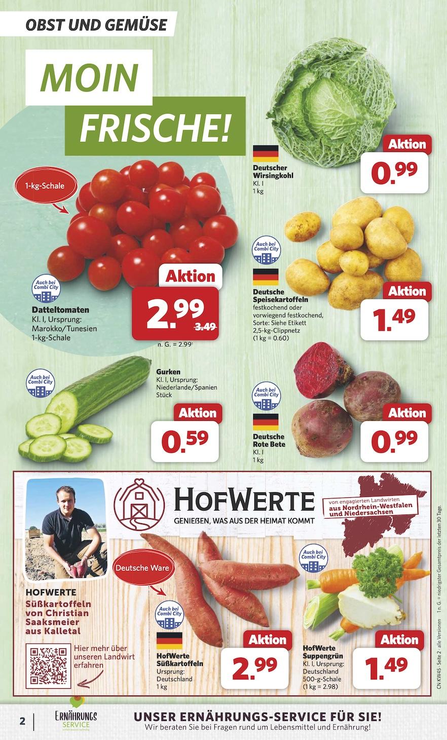 Combi Aktueller Prospekt ab Montag Seite 2