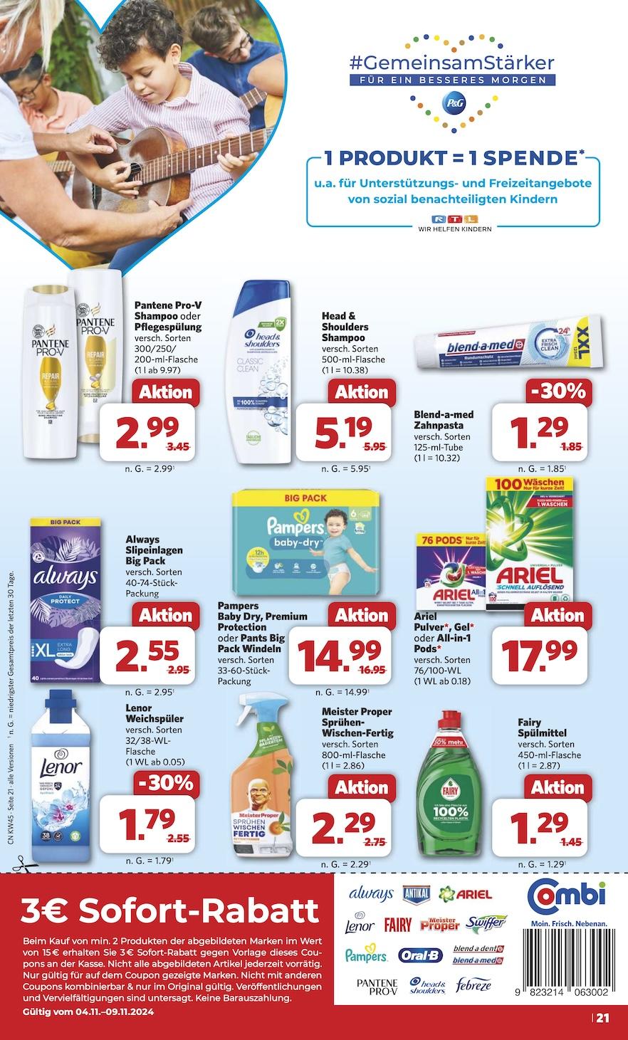 Combi Aktueller Prospekt ab Montag Seite 21