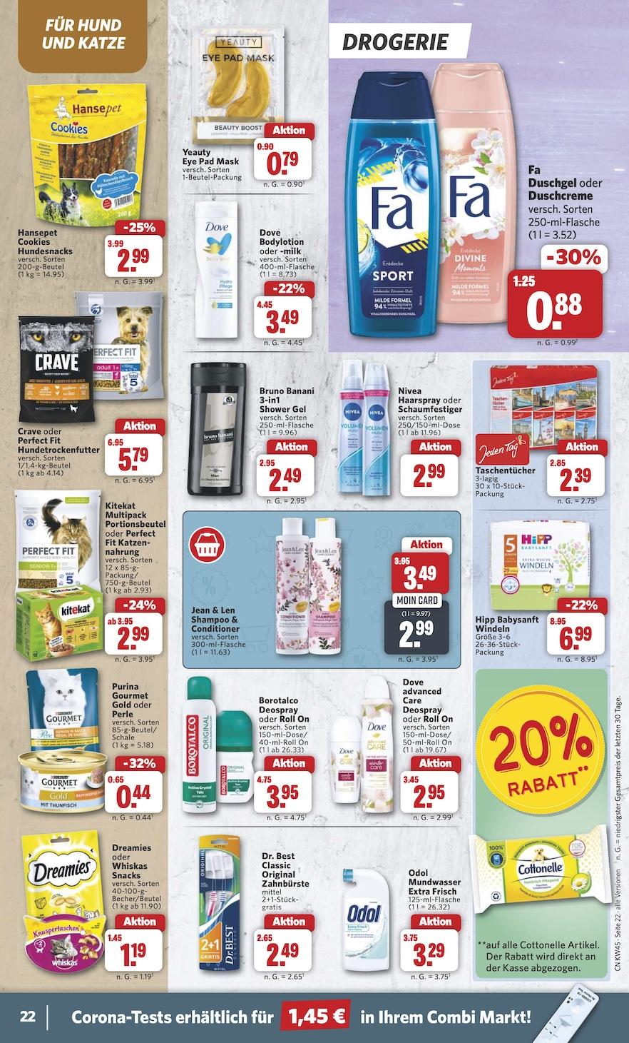 Combi Aktueller Prospekt ab Montag Seite 22