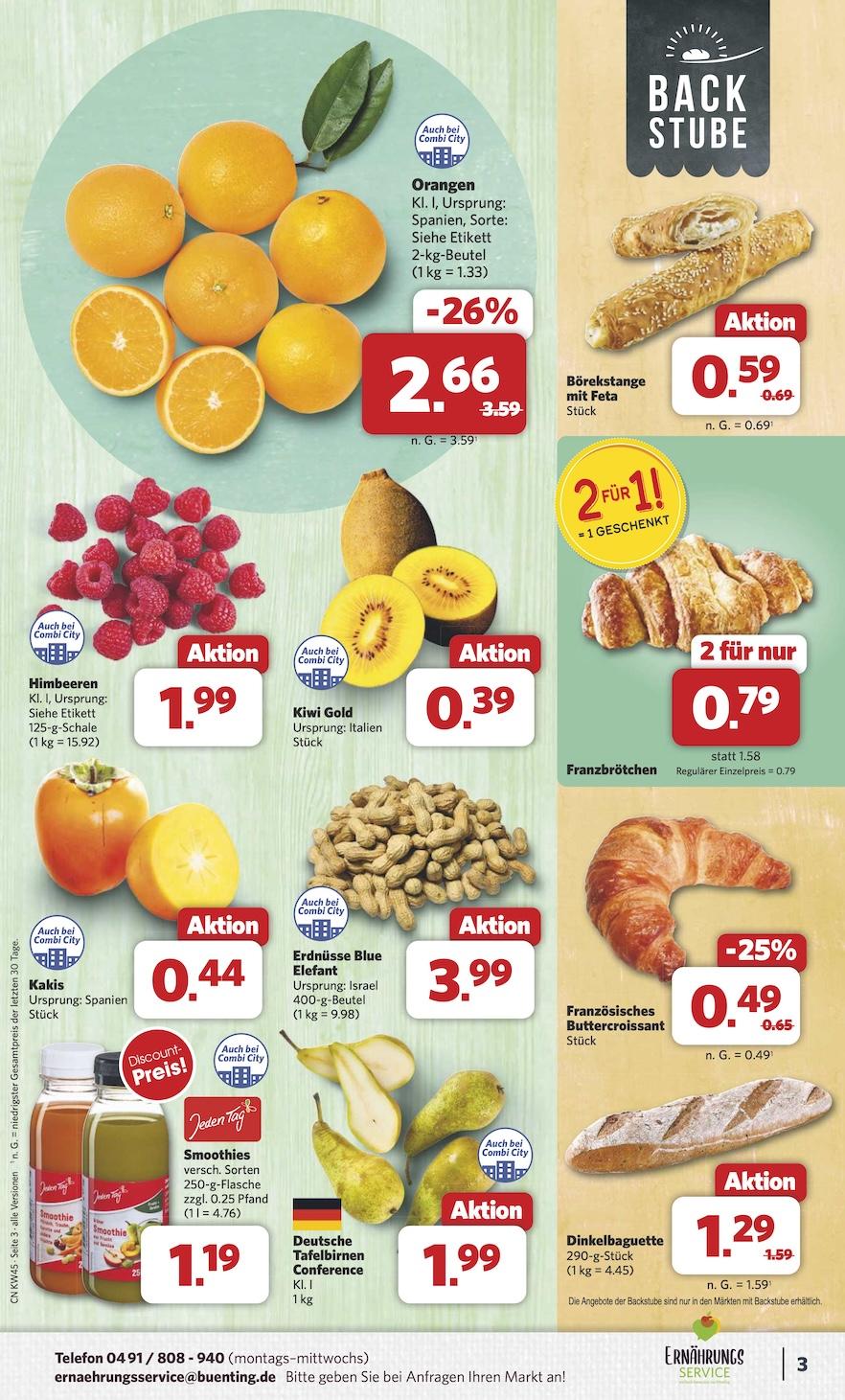 Combi Aktueller Prospekt ab Montag Seite 3