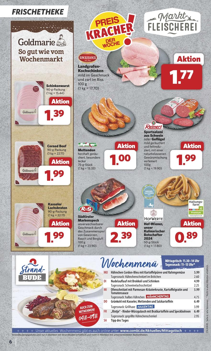 Combi Aktueller Prospekt ab Montag Seite 6
