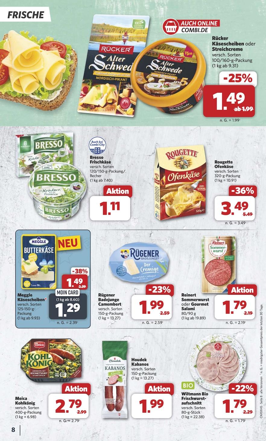 Combi Aktueller Prospekt ab Montag Seite 8