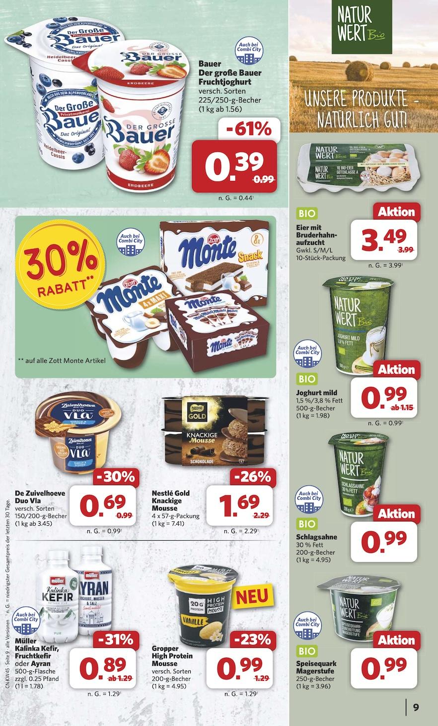 Combi Aktueller Prospekt ab Montag Seite 9