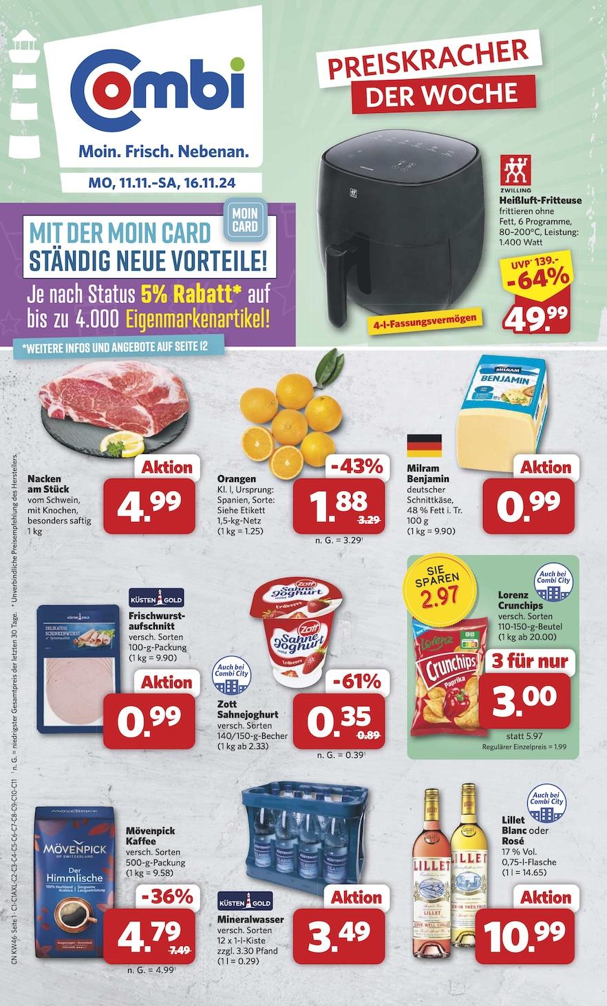 Combi Aktueller Prospekt ab Montag Seite 1