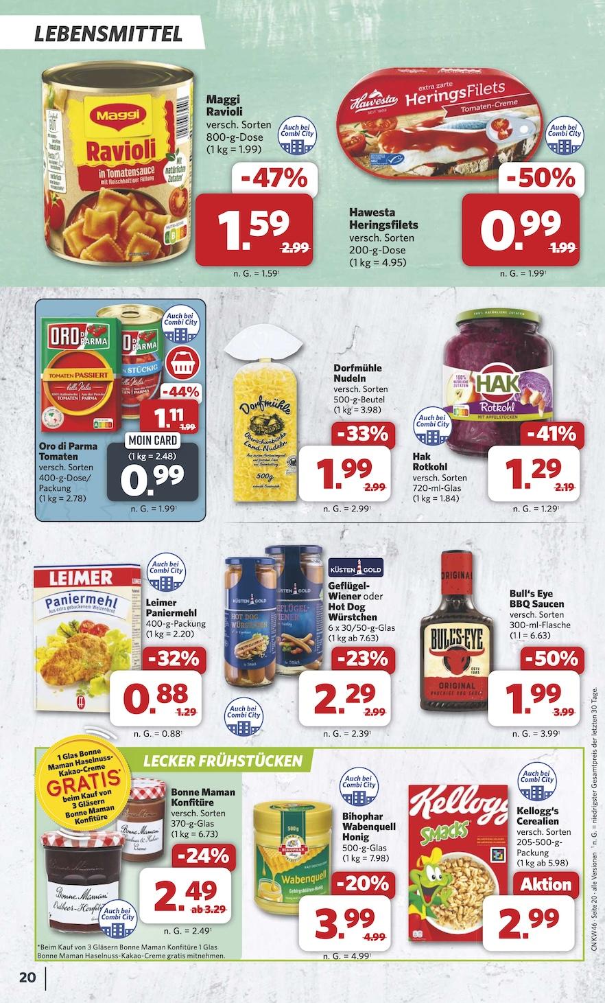 Combi Aktueller Prospekt ab Montag Seite 20