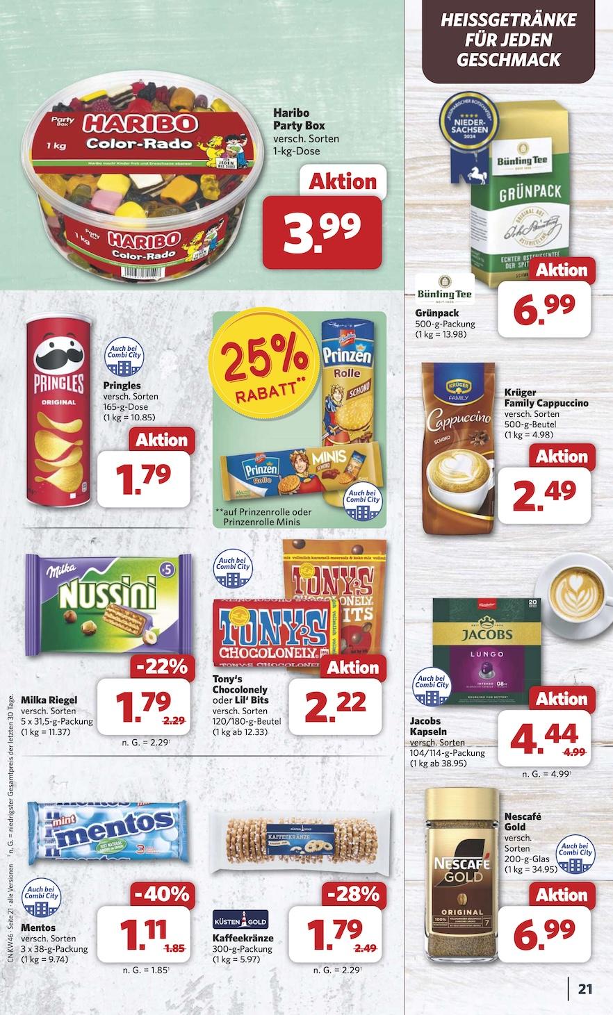 Combi Aktueller Prospekt ab Montag Seite 21