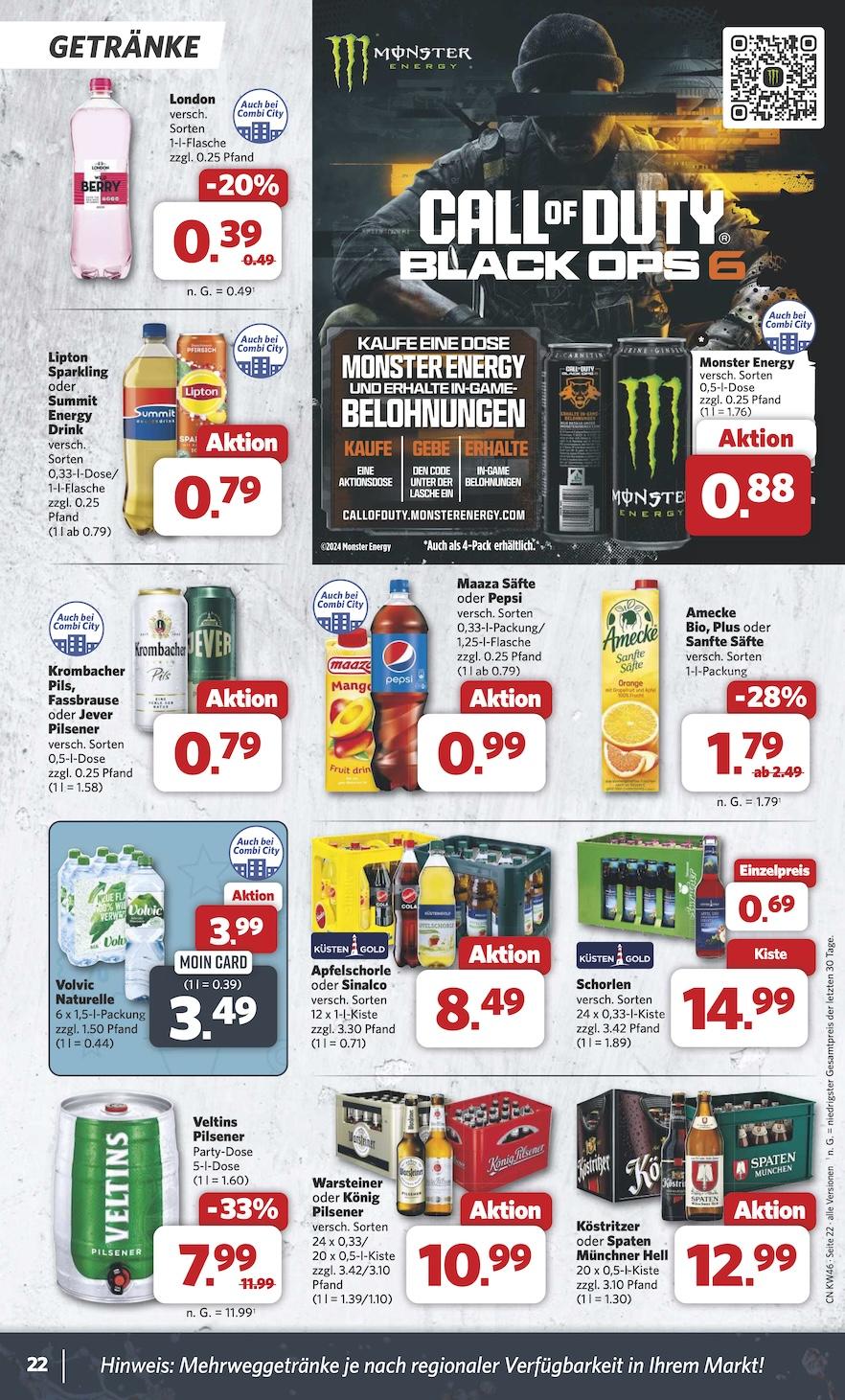 Combi Aktueller Prospekt ab Montag Seite 22