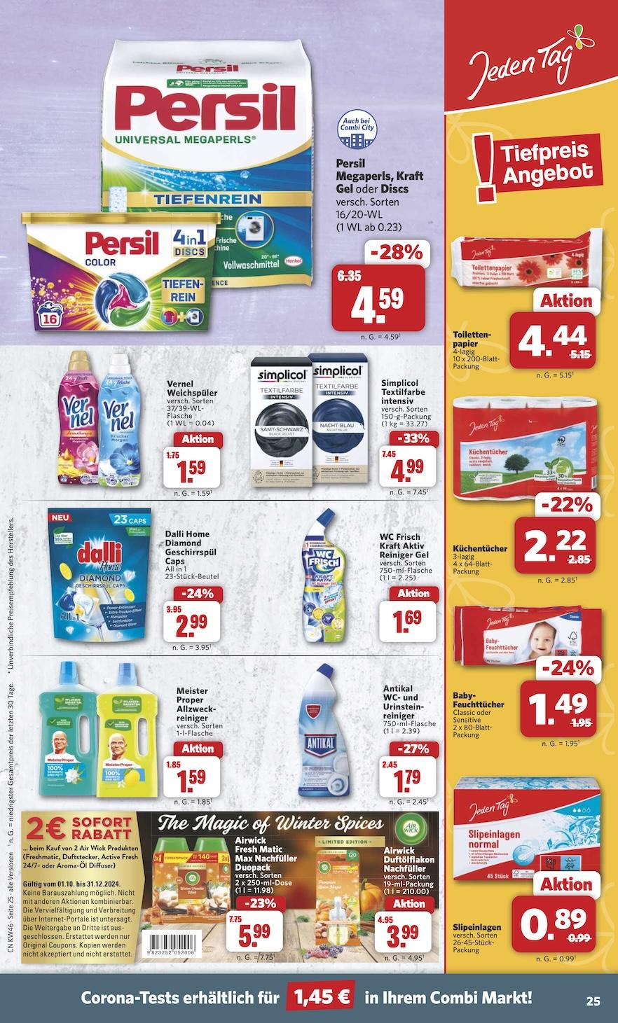 Combi Aktueller Prospekt ab Montag Seite 25