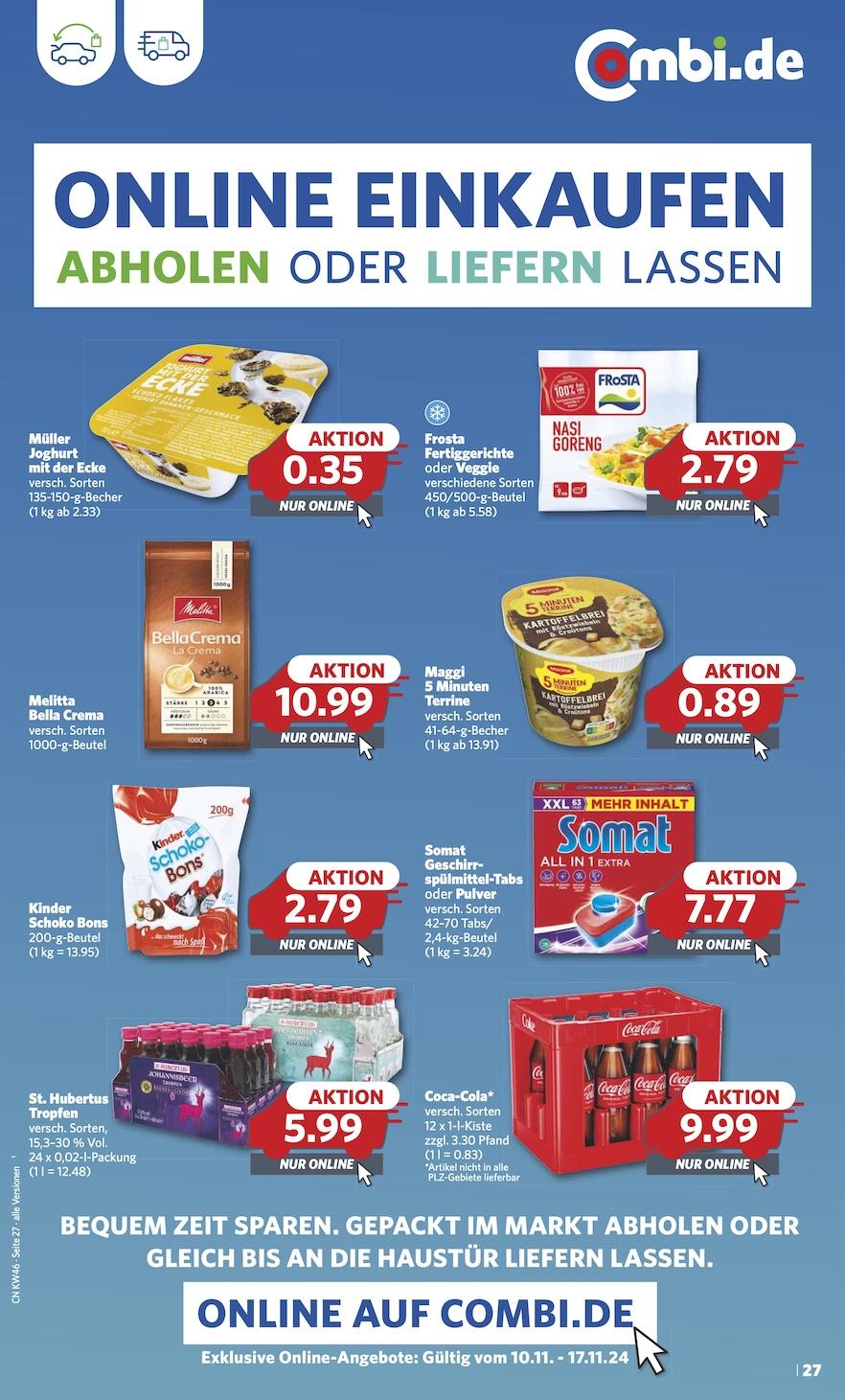 Combi Aktueller Prospekt ab Montag Seite 27