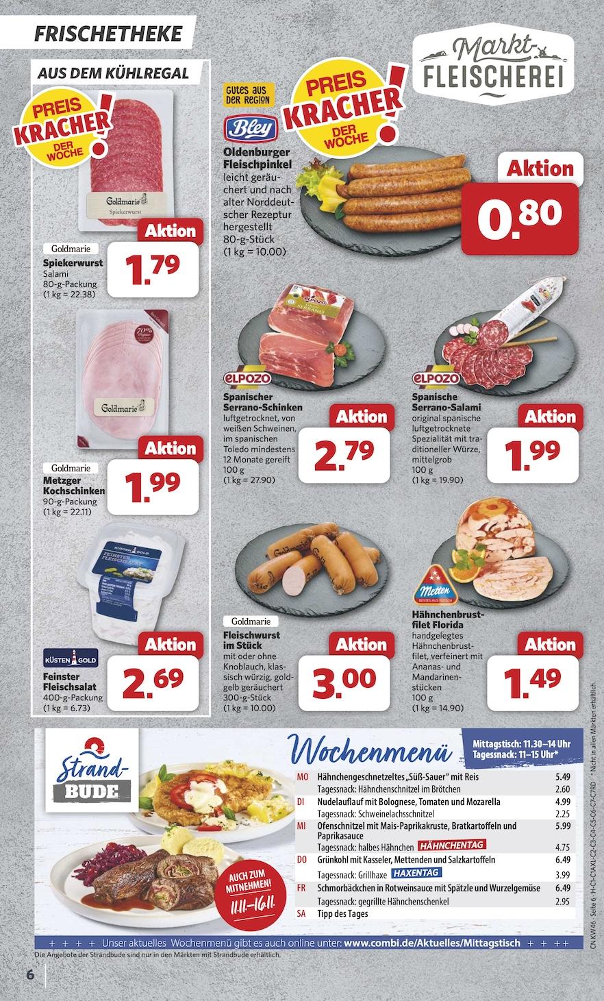Combi Aktueller Prospekt ab Montag Seite 6