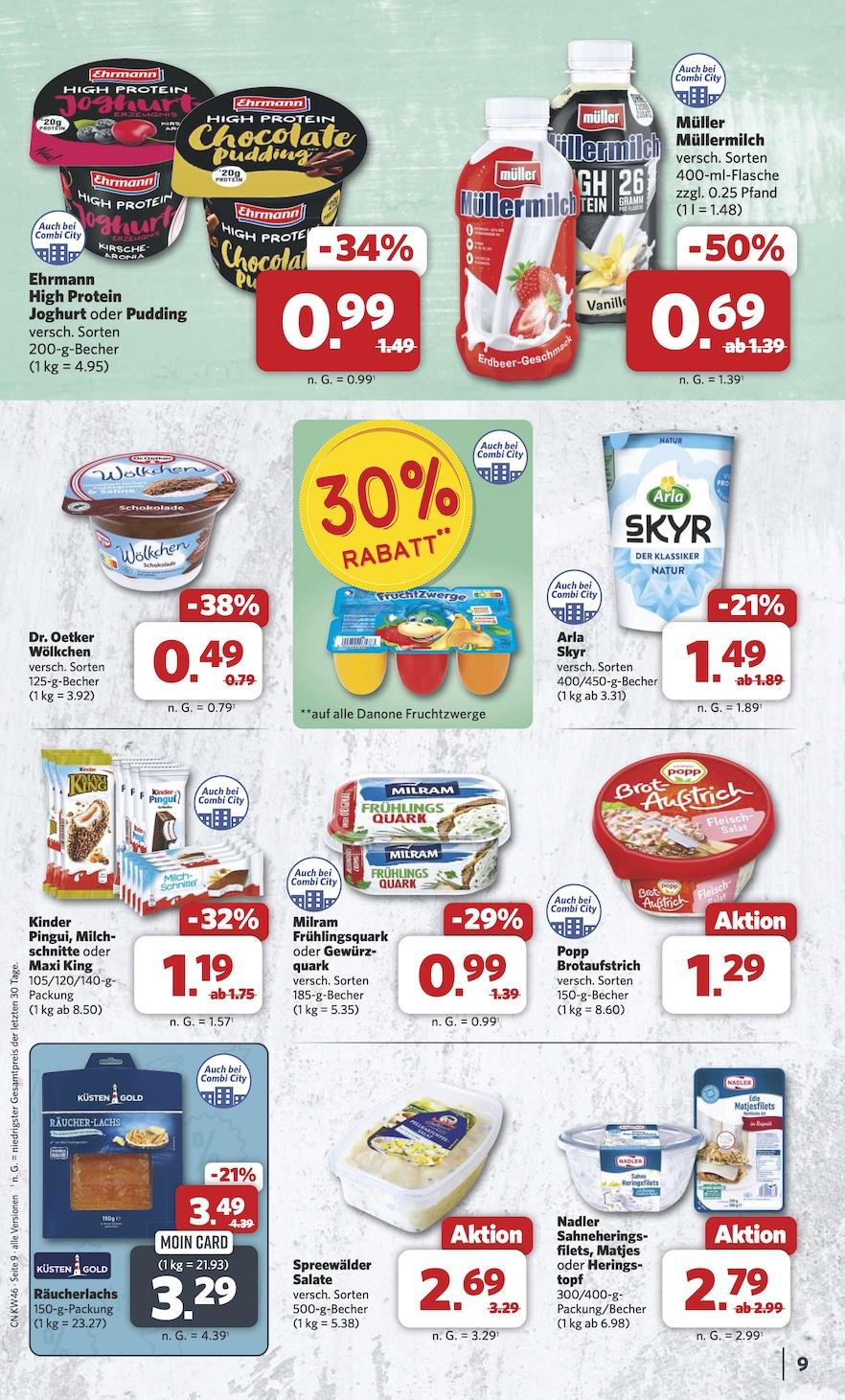 Combi Aktueller Prospekt ab Montag Seite 9