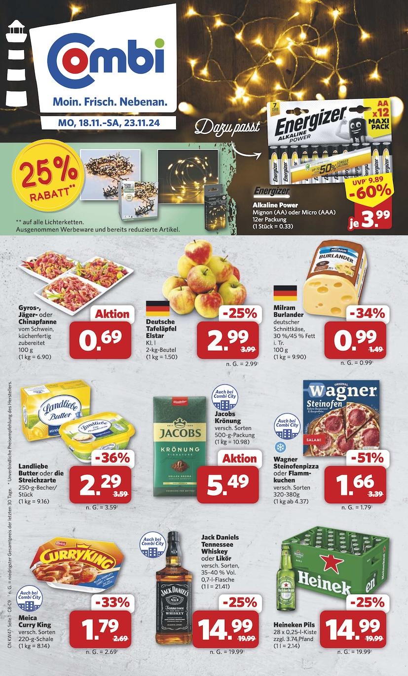 Combi Aktueller Prospekt ab Montag Seite 1