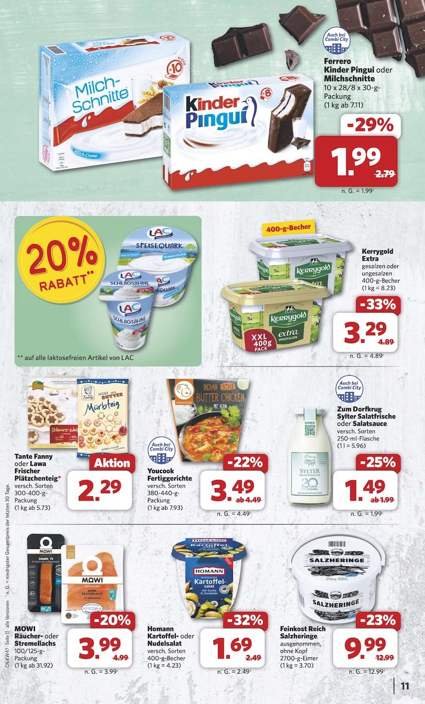Combi Aktueller Prospekt ab Montag Seite 11