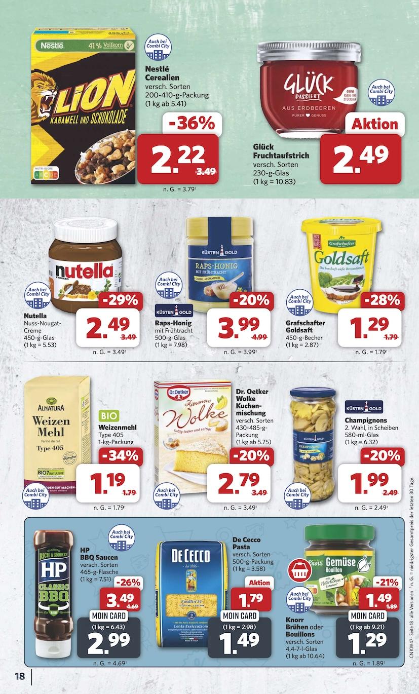 Combi Aktueller Prospekt ab Montag Seite 18