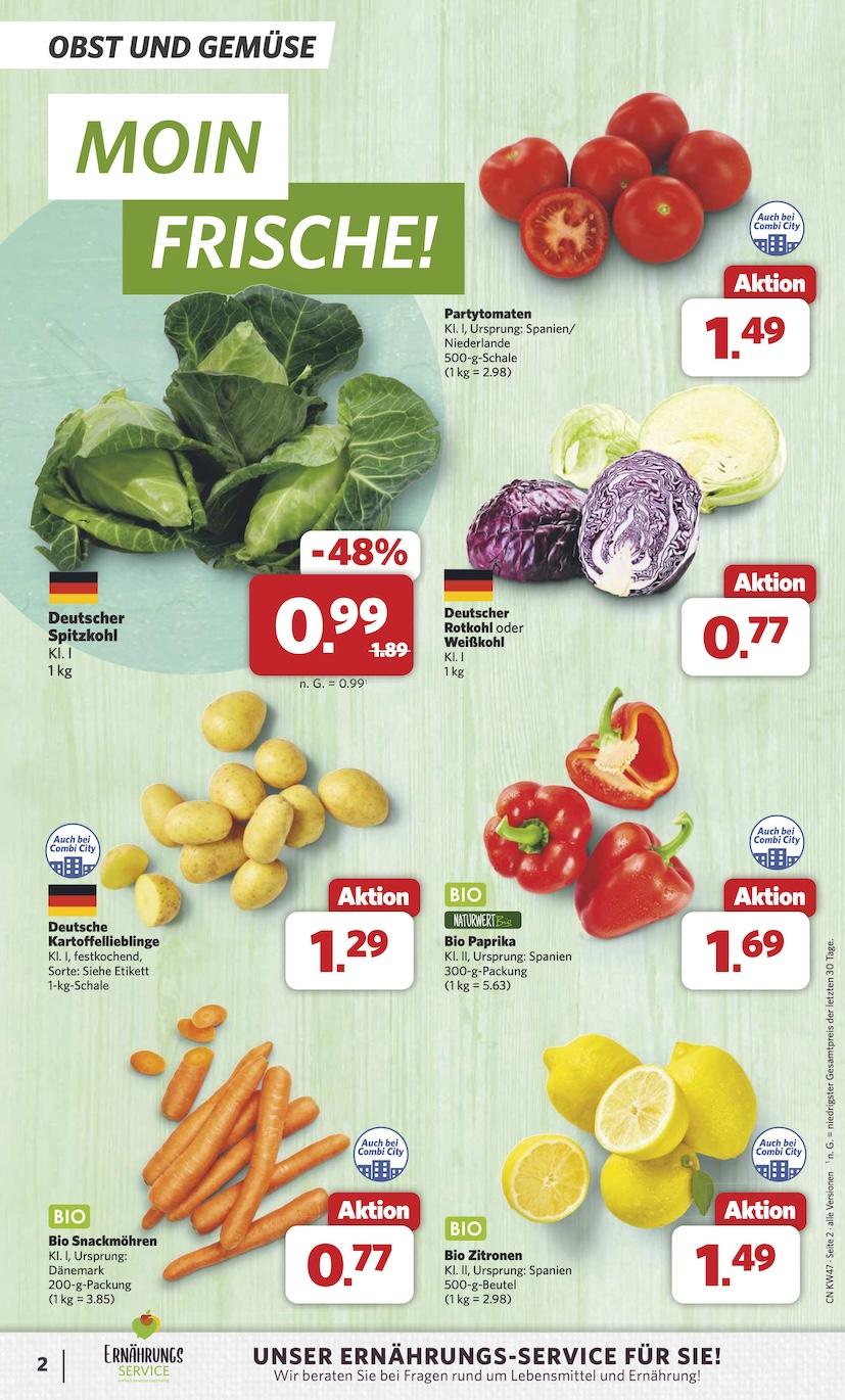 Combi Aktueller Prospekt ab Montag Seite 2