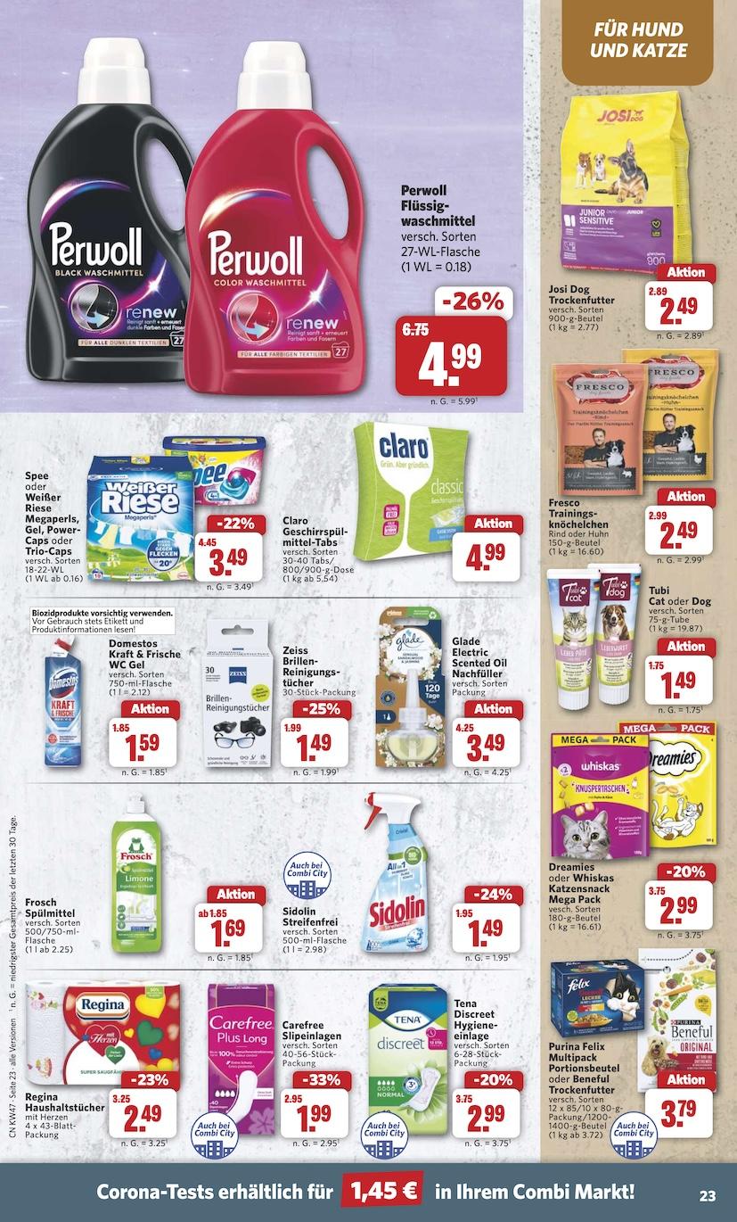 Combi Aktueller Prospekt ab Montag Seite 23