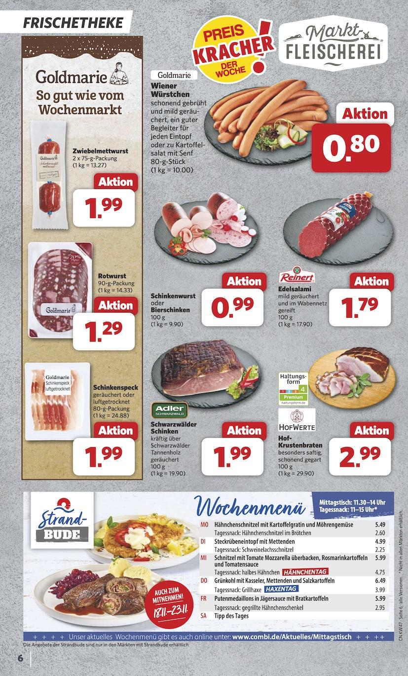 Combi Aktueller Prospekt ab Montag Seite 6