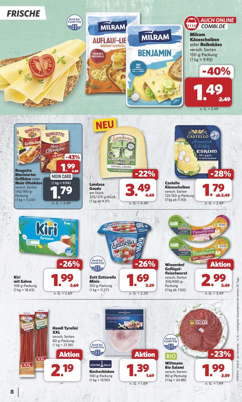 Combi Aktueller Prospekt ab Montag Seite 8