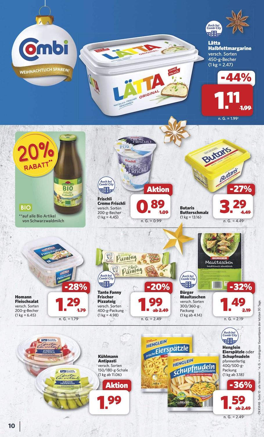 Combi Aktueller Prospekt ab Montag Seite 10