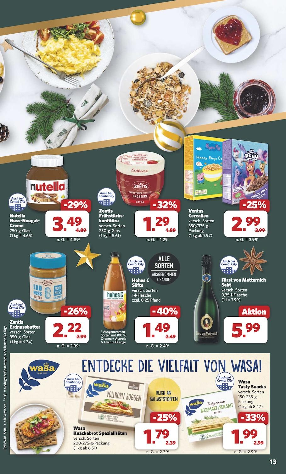 Combi Aktueller Prospekt ab Montag Seite 13